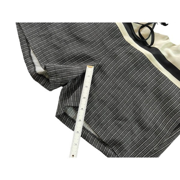 Vince Mixed Stripe‎ Print Silk Shorts NEW Size S - Picture 5 of 6